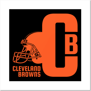 CB Cleveland Browns 1 Posters and Art